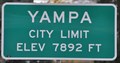 Image for Yampa ~ Elevation 7892 Feet