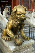 Image for Lions at the Gate of Heavenly Purity in Forbidden City (Beijing - China)