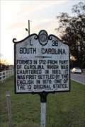 Image for FIRST -- English settlers in South Carolina, Pineville NC