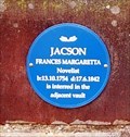 Image for Frances Margaretta Jacson plaque - St Peter & St Blaise - Somersal Herbert, Derbyshire