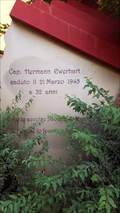 Image for Monument for Cap. Hermann Ewerhart - Ponte Tresa, Lombary, Italy