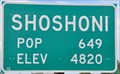 Image for Shoshoni, Wyoming ~ Population 649