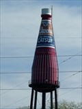 Image for World's Largest Ketchup Bottle - Satellite Oddity - Collinsville, Illinois, USA.
