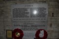 Image for A combined War Memorial, St.Bartholomew's Church, Greens Norton, Northants.