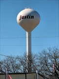 Image for Justin water tower -- Justin, TX