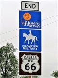 Image for Route 66 & Frontier Military - Historic Byways - End - Kansas, USA.[edit]