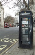 Image for Repainted 'phone box, Aldwych, London.