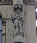 Image for Monarchs – King George III Of United Kingdom On Side Of City Hall - Bradford, UK