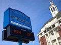 Image for Johnston Town Hall time/temp sign - Johnston, Rhode Island USA
