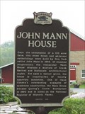 Image for John Mann House Historical Marker