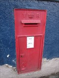 Image for Victorian Post Box, Back Lane, Newtown, Powys, Wales, UK