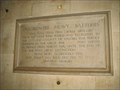 Image for Oxfordshire Heavy Batteries Memorial Plaque - Oxford Town Hall
