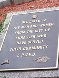 Image for Luna Pier Volunteer Firefighters memorial - Luna Pier, Michigan