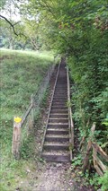 Image for Stairway at a Hiking Trail near the Border - Riehen, BS, Switzerland