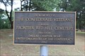 Image for Frontier Red Hill Cemetery Confederate Veterans Memorial - Van Zandt County, TX