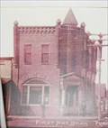 Image for First National Bank - Then and Now - Prague, OK