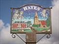 Image for Pictorial Village Sign - Hayes Street/West Common Road, Hayes, Bromley, UK