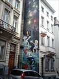 Image for Comic-walls in Brussels by Olivier Rameau - Brussels, Begium.