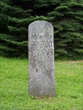 Image for Ben Franklin mile marker, 27 miles to Boston