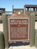 Image for RIO SALADO SAND DUNES - Historical Marker