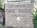 Image for Oak Park Cemetery - Alvin, TX