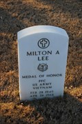 Image for PFC Milton A. Lee, US Army  -- Fort Sam Houston National Cemetery, San Antonio TX