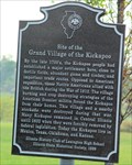 Image for Site of the Grand Villiage of the Kickapoo