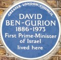Image for David Ben-Gurion - Warrington Crescent, London, UK