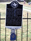 Image for No. 348 - Bell's Chapel Cemetery and First Site of UMC, Rockett, TX