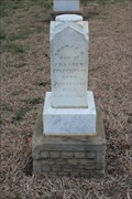 Image for EARLIEST Marked Grave in Crowley Cemetery - Crowley, TX