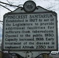 Image for Pinecrest Sanitarium Historical Marker - Beckley, WV