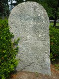 Image for Franklin Mile Marker - Boston 35, Springfield 65, Albany 165 - 1767 Milestones - Shrewsbury, MA