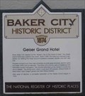 Image for Geiser Grand Hotel