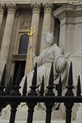 Image for Britannia -- Statue of Queen Anne, St. Paul's Cathedral, City of London, UK