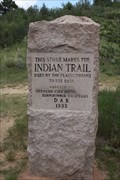 Image for Indian Trail DAR Marker -- Garden of the Gods, Colorado Springs, CO, USA