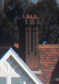 Image for Chimneys on the Manor House, Osea Island, River Blackwater, Essex.