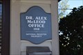 Image for Dr Alex McLeod Office - 1918 - Aberdeen, NC