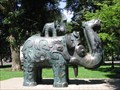 Image for The 6.5 Ton, 13-Foot-High Bronze Elephant (replica of an ancient wine container used by Chinese royalty), Portland, Oregon