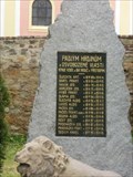 Image for World War Memorial - Pristoupim, Czech Republic