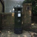 Image for REPLICA Victorian Pillar Box - High Street - Haslemere - Surrey - UK