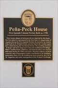 Image for Pena-Peck House-First Spanish Colonial Period, Built ca. 1750
