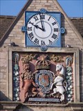 Image for Clock on the old Corn Exchange Peterborough England