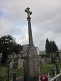 Image for WW1 Memorial, Church of St John the Evangelist, Cynwyd, Denbighshire, Wales, UK
