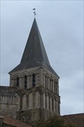 Image for Le Clocher de l'Eglise abbatiale Saint-Amand - Saint-Amant-de-Boixe, France