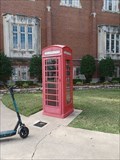 Image for Memorial Student Union Red Telephone Box - Norman, OK