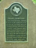 Image for Phair Cemetery - Brazoria County, TX