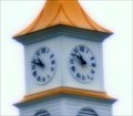 Image for Town Clock at the top of the Iconic Lodge No. 145 A.F. and A.M. Masonic Temple - Reisterstown MD