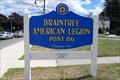 Image for "Braintree American Legion Post 86"  -  Braintree, MA