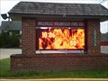 Image for Millville Fire Company Time and Temp Sign - Millville, Delaware