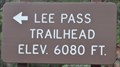 Image for Lee Pass Trailhead (North End) ~ Elevation 6080 feet